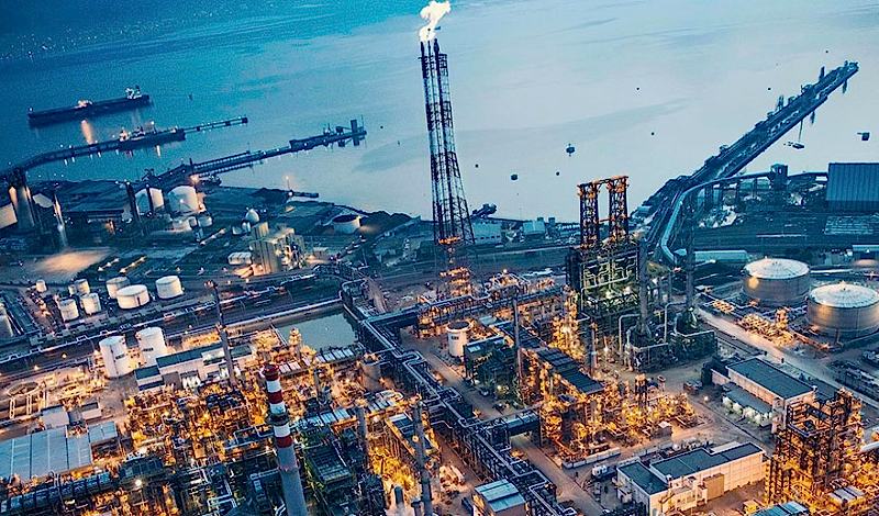 هياكل الغاز والنفط