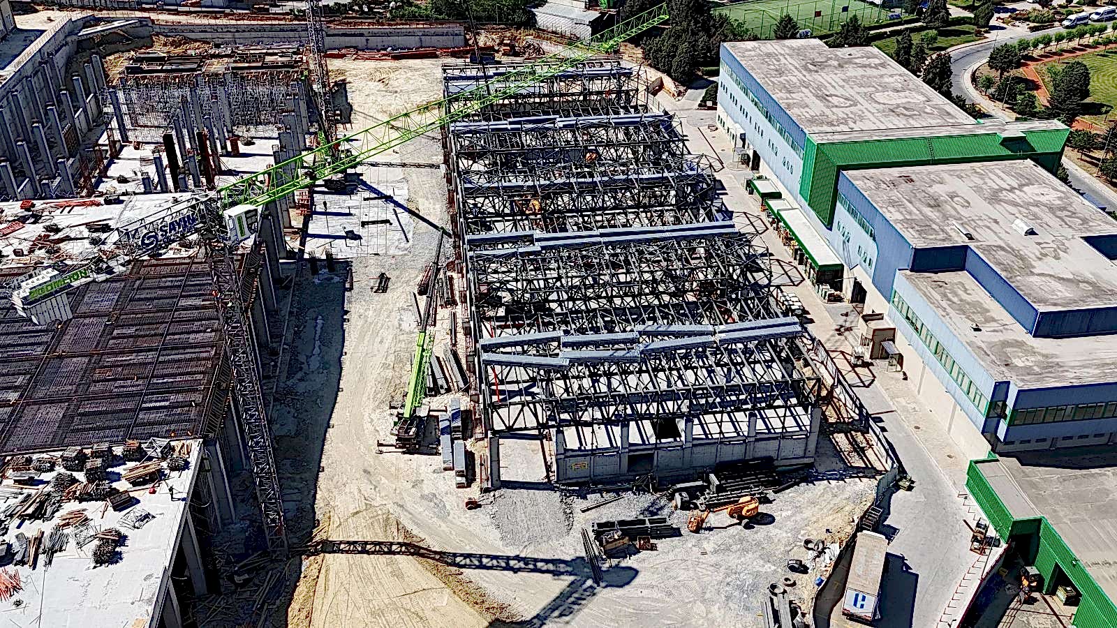 مرسيدس بنز توك أ. في نطاق مشروع HEX2025 ، يستمر مبنى قاعة النهاية الجديد بأقصى سرعة!